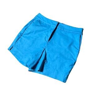 Boden Richmond Chino Shorts Size 4 US Bright Blue Cotton Blend 3.5 Inseam